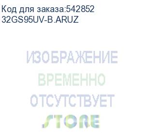 купить монитор lg 31.5 ultragear 32gs95uv-b черный oled led 16:9 hdmi m/m матовая has piv 275cd 178гр/178гр 3840x2160 240hz g-sync freesync premium pro dp 4k usb 9.8кг (32gs95uv-b.aruz)