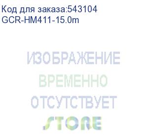 купить greenconnect кабель 15.0m hdmi версия 2.0, hdr 4:2:0, ultra hd, 4k 60 fps 60hz/5k*30hz, 3d, audio, 18.0 гбит/с, 28/28 awg, od7.3mm, тройной экран, черный, gcr-hm411-15.0m