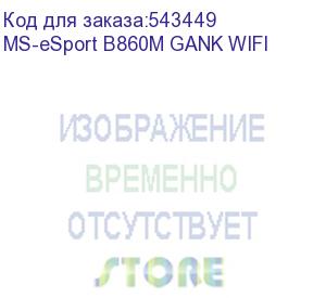 купить материнская плата maxsun ms-esport b860m gank wifi, lga1851, b860, 2*ddr5, 2*sata3, 2*m.2, usb 3.2, usb 2.0, 1*pciex16, 1*pciex1, hdmi+dp, matx