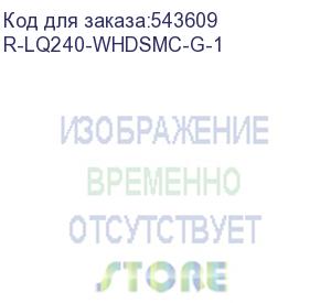 купить система водяного охлаждения deepcool lq240 wh argb soc-am5/am4/1200/1700/1851 белый 4-pin 32db al lcd 300w 1530gr ret (r-lq240-whdsmc-g-1) deepcool