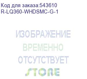 купить система водяного охлаждения deepcool lq360 wh argb soc-am5/am4/1200/1700/1851 белый 4-pin 32db al lcd 350w 1840gr ret (r-lq360-whdsmc-g-1) deepcool
