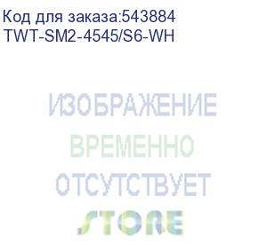 купить розетка lanmaster (twt-sm2-4545/s6-wh) настен.rj45 2 кат.6 stp бел. (упак.:1шт) (lanmaster)