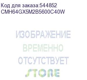 купить модуль памяти corsair 64gb 5600мгц ddr5 cl40 dimm (kit of 2x32gb) xmp 3.0, vengeance rgb white (cmh64gx5m2b5600c40w)