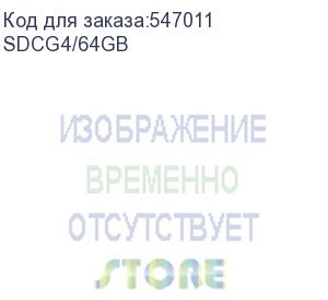 купить sdcg4/64gb (карта памяти microsdxc kingston 64g go plus g4 200r v30, с адаптером)