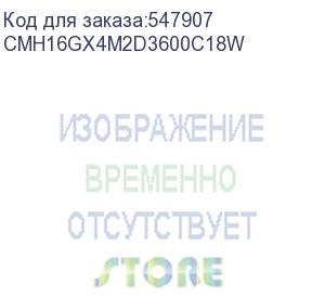 купить модуль памяти corsair 16gb 3600мгц ddr4 cl18 dimm (kit of 2x8gb) xmp 2.0, vengeance rgb pro sl white (cmh16gx4m2d3600c18w)