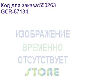 купить gcr pro кабель usb4 type-c, 2.0m, угловой, 40gbps, 240w, 8k60hz, m/m, разъемы г-образные, боковые, текстиль, серый, gcr-57134 (greenconnect)