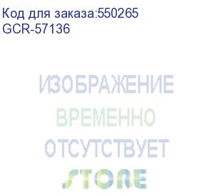 купить gcr pro удлинитель usb4 type-c, 0.2m, угловой, 40gbps, 240w, 8k60hz, m/f, штекер г-образный боковой, текстиль, серый, gcr-57136 (greenconnect)