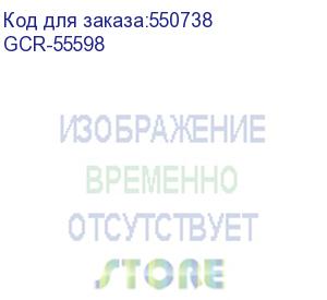 купить gcr кабель 1.0m microusb, быстрая зарядка, белый нейлон, черные коннекторы, gcr-55598 (greenconnect)