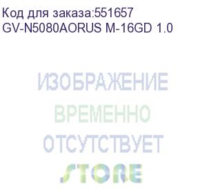 купить видеокарта gigabyte nvidia geforce rtx 5080 gv-n5080aorus m-16gd 1.0 16гб master, gddr7, ret (gigabyte)