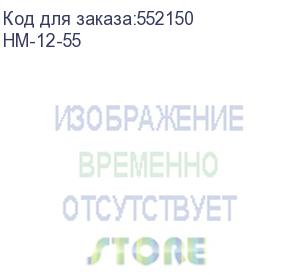 купить battery parus electro, standard series hm-12-55, voltage 12v, capacity 55ah (discharge 10 hours), max. discharge current (5sec) 550a, max. charge current 16.5a, lead-acid type agm, terminals for m6 bolt, lxwxh 224x132x205mm., total height with terminals 2