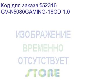 купить видеокарта gigabyte pci-e 5.0 gv-n5080gaming-16gd 1.0 nvidia geforce rtx 5080 16gb 256bit gddr7 2617/30000 hdmix1 dpx3 hdcp ret gigabyte