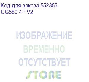 купить корпус deepcool cg580 4f v2 без бп, боковое окно (панорама), 4x120mm argb pwm вентилятора, черный, atx (r-cg580-bkada4-g-2)
