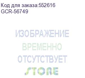 купить gcr кабель 0.5m type c-c power delivery 18 w, нейлон, черный, al корпус, gold, gcr-56749 (greenconnect)