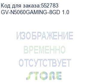 купить видеокарта gigabyte pci-e 5.0 gv-n5060gaming-8gd 1.0 nvidia geforce rtx 5060 8gb 128bit gddr7 2497/28000 hdmix1 dpx3 hdcp ret gigabyte