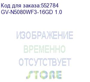 купить видеокарта gigabyte pci-e 5.0 gv-n5080wf3-16gd 1.0 nvidia geforce rtx 5080 16gb 256bit gddr7 2617/30000 hdmix1 dpx3 hdcp ret gigabyte