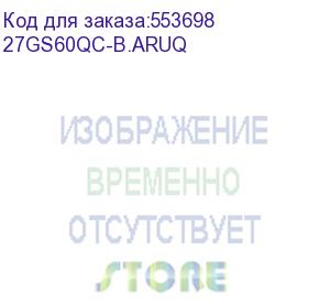 купить монитор 27 lg 27gs60qc-b black (va, изогнутый, 2560x1440, 180hz, 1 ms, 178°/178°, 300 cd/m, 3000:1, +2хhdmi 2.0, +displayport 1.4) (27gs60qc-b.aruq)