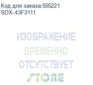 купить 43 телевизор sber sdx-43f3111 full hd, черный, смарт тв, салют тв