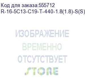 купить блок розеток rem-16 с авр, 1х16a, 5c13, c19, подкл к контроллеру r-2mc по modbus, 2 шнура 1,8м (цмо) r-16-5c13-c19-t-440-1.8(1.8)-s(s)
