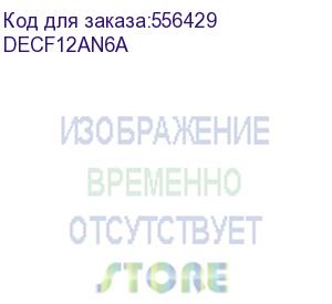 купить donel розетка dec rj45 utp кат.6a, 1мод., черн. (22.5х45мм) decf12an6a