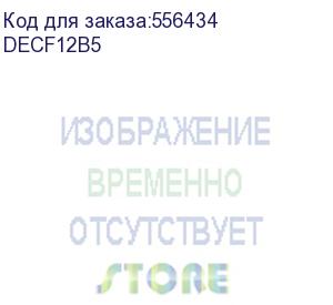 купить donel розетка dec rj45 utp кат.5e, 1мод., черн. (22.5х45мм) decf12b5