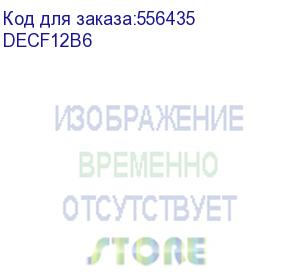 купить donel розетка dec rj45 utp кат.6, 1мод., черн. (22.5х45мм) decf12b6