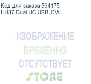 купить гарнитура yealink uh37 dual uc usb-c/a дуо, проводная, hd звук, шумоподавление, led-индикатор, usb-c/a yealink