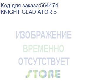 купить кресло игровое knight gladiator, на колесиках, экокожа, черный (knight gladiator b) knight gladiator b