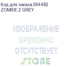 купить кресло игровое zombie 2, на колесиках, ткань, серый (zombie 2 grey) zombie 2 grey