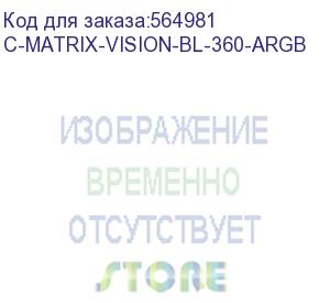 купить система жидкостного охлаждения/ water cooling system thermalright core matrix 360 vision (360mm, led, black, argb/ fans: 3x120mm, 68.9cfm, 28.2dba, 2000rpm/ pump height 64.4mm, rad thickness 27mm/ s: 1700, 1200, 1851, 115x, am5, am4) c-matrix-vision-bl-36
