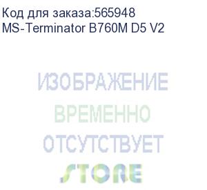купить материнская плата maxsun ms-terminator b760m d5 v2, lga1700, b760, 2*ddr5, 3*sata3, 3*m.2, 2*usb 3.2, 6*usb 2.0, 1*pciex16, 1*pciex1, vga+hdmi, matx