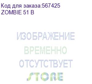 купить кресло игровое zombie 51, ткань, до 150кг, топ-ган люкс, регулируемые 2d подлокотники, черный zombie 51 b
