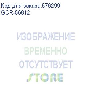 купить gcr патч-корд прямой 0.15m utp медь кат.5e, черный, 24 awg, литой, ethernet high speed 1 гбит/с, rj45, t568b, gcr-56812 (greenconnect)