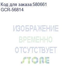 купить gcr патч-корд прямой 0.5m utp медь кат.5e, черный, 24 awg, литой, ethernet high speed 1 гбит/с, rj45, t568b gcr-56814