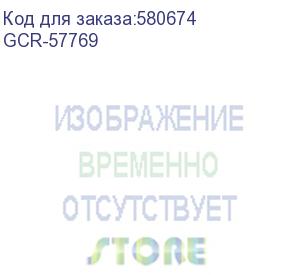 купить gcr pro удлинитель патч-корда prof 5.0m, в оплетке текстиль, кат.8 ethernet, s/ftp, медь, 26 awg, черный, экранированные коннекторы, t568b, gcr-57769