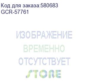 купить gcr pro удлинитель патч-корда prof 1.0m, в оплетке текстиль, кат.7, f/ftp, медь, 28 awg, черный, экранированные коннекторы, t568b, gcr-57761