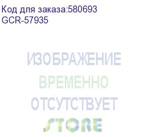 купить gcr патч-корд 0.75m lszh utp кат.6а, черный, коннектор abs, 24 awg, ethernet high speed 10 гбит/с, rj45, t568b, gcr-57935