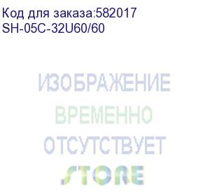 купить шкаф коммутационный cabeus (sh-05c-32u60/60) напольный 32u 600x600мм пер.дв.стекл металл 800кг серый 500мм 1610мм ip20 cabeus