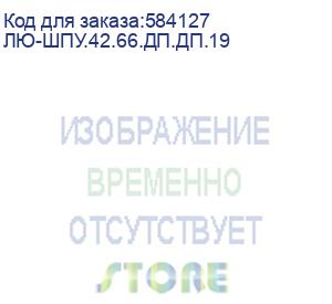 купить лю-шпу.42.66.дп.дп.19 (шкаф напольный универсальный, серия фуэрте, 42u, 600х600 мм, передняя и задняя двери перфорированные, цвет черный) lan union
