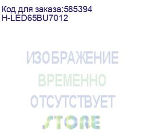 купить 65 телевизор hyundai h-led65bu7012 4k ultra hd, смарт тв, yaos, черный (hyundai)