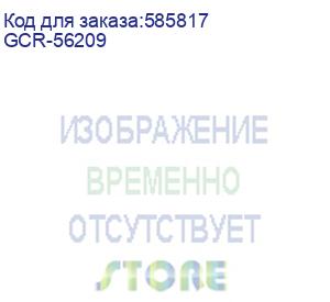 купить gcr pro удлинитель патч-корда прямой 0.3m, utp медь, кат.6а, strong в оплетке текстиль, черно-белый, 24awg, ethernet high speed 10 гбит/с, rj45, t568b, gcr-56209