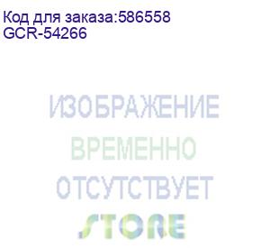 купить gcr pro кабель питания черный, 0.5m, плоская вилка - c7, 2*0,75mm, медь gcr-54266