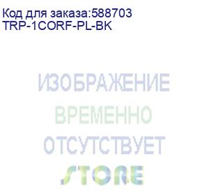 купить органайзер кабельный/ органайзер кабельный teracom pro с крышкой 19 1u пластиковый черный (ekf) trp-1corf-pl-bk